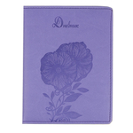 Дневник школьный Alingar 1-11 кл., 48л., 7БЦ, иск. кожа, тиснение, ассорти, "Flower-8"