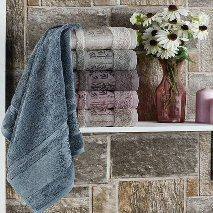 Полотенце махровое "АВТ. ARYA Бамбук" PHILIPPUS, 100% хлопок, Турция.