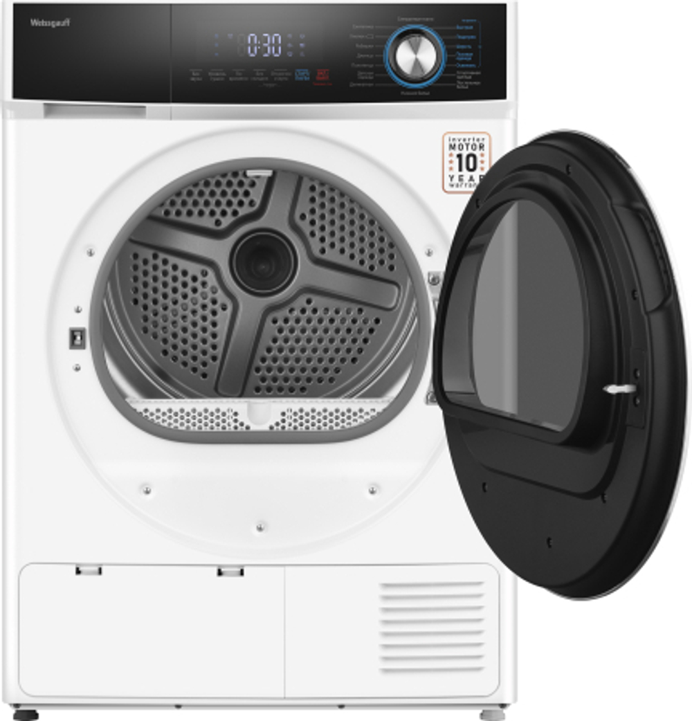 Сушильная машина Weissgauff WD 6108 Heat Pump кл.энер.:A++ макс.загр.:8кг белый (437531)