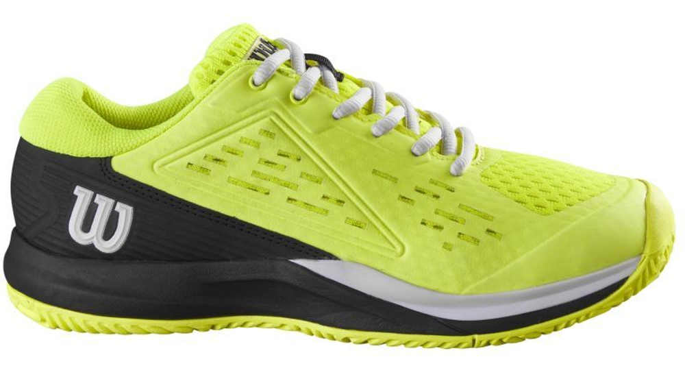 детские Кроссовки теннисные Wilson Rush Pro Ace JR - safety yellow/black/white