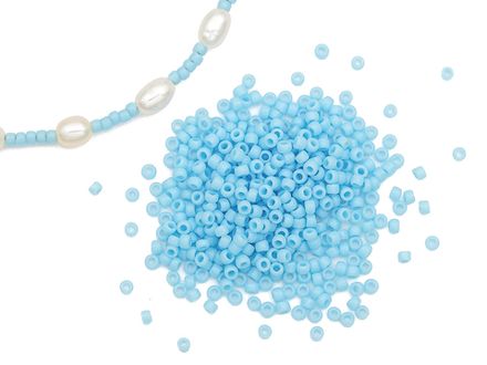 Бисер Round 15/0, Toho, голубой (5г)