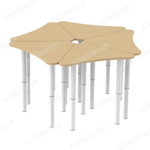 Стол РОМАШКА на телескопических опорах