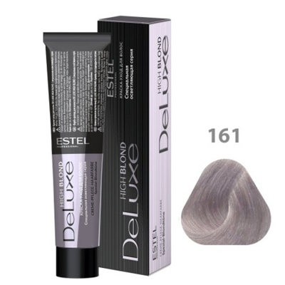 161 Краска-уход De Luxe, фиолетово-пепельный блондин ультра (High blond)