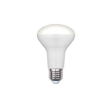 LED-R63-9W-3000K-E27-FR-SLS Лампа светодиодная. Форма Рефлектор. матовая. Теплый белый свет 3000K. ТМ Volpe