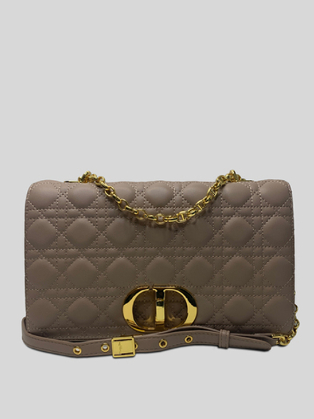 Сумка 30 MONTAIGNE Dior бежевая с цепочкой