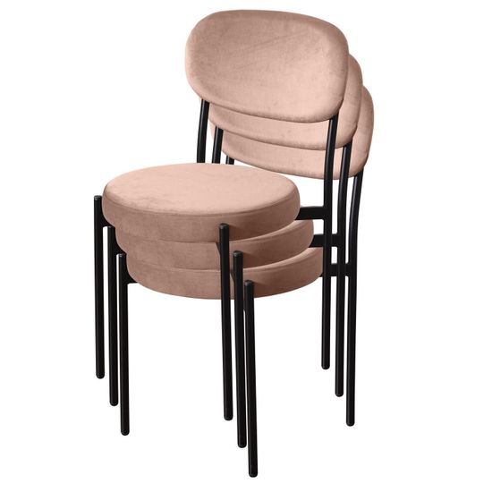 Стул Mason, бархат бежевый 5