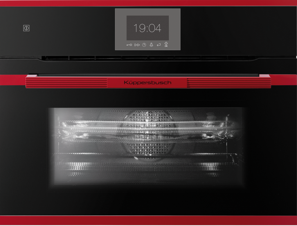 Компактный духовой шкаф с СВЧ Kuppersbusch CBM 6550.0 S8 Hot Chili