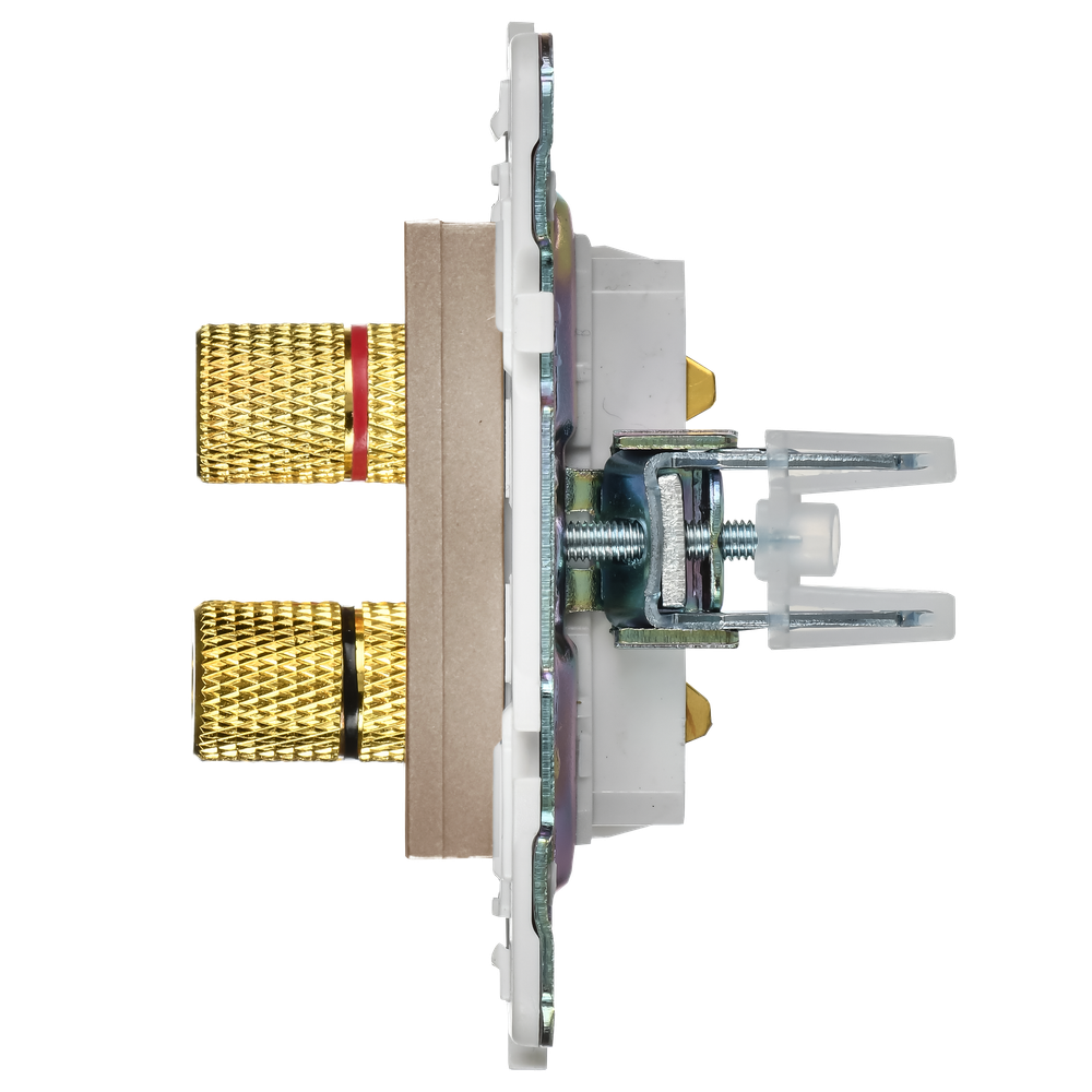 SKANDY Аудиорозетка 4-местная SK-A01Sa песочный IEK