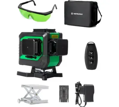 Лазерный уровень INSTRUMAX GREENLINER 3-360/B SET
