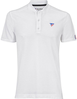 Мужское теннисное поло Tecnifibre Polo Pique - белый