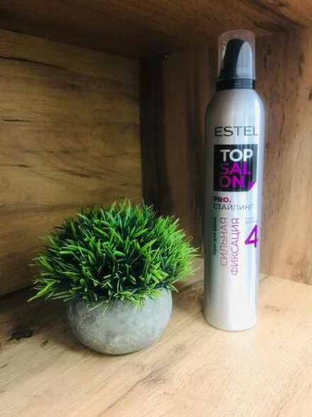 Мусс для волос сильная фиксация Estei Top Salon PRO.Стайлинг Протеины риса