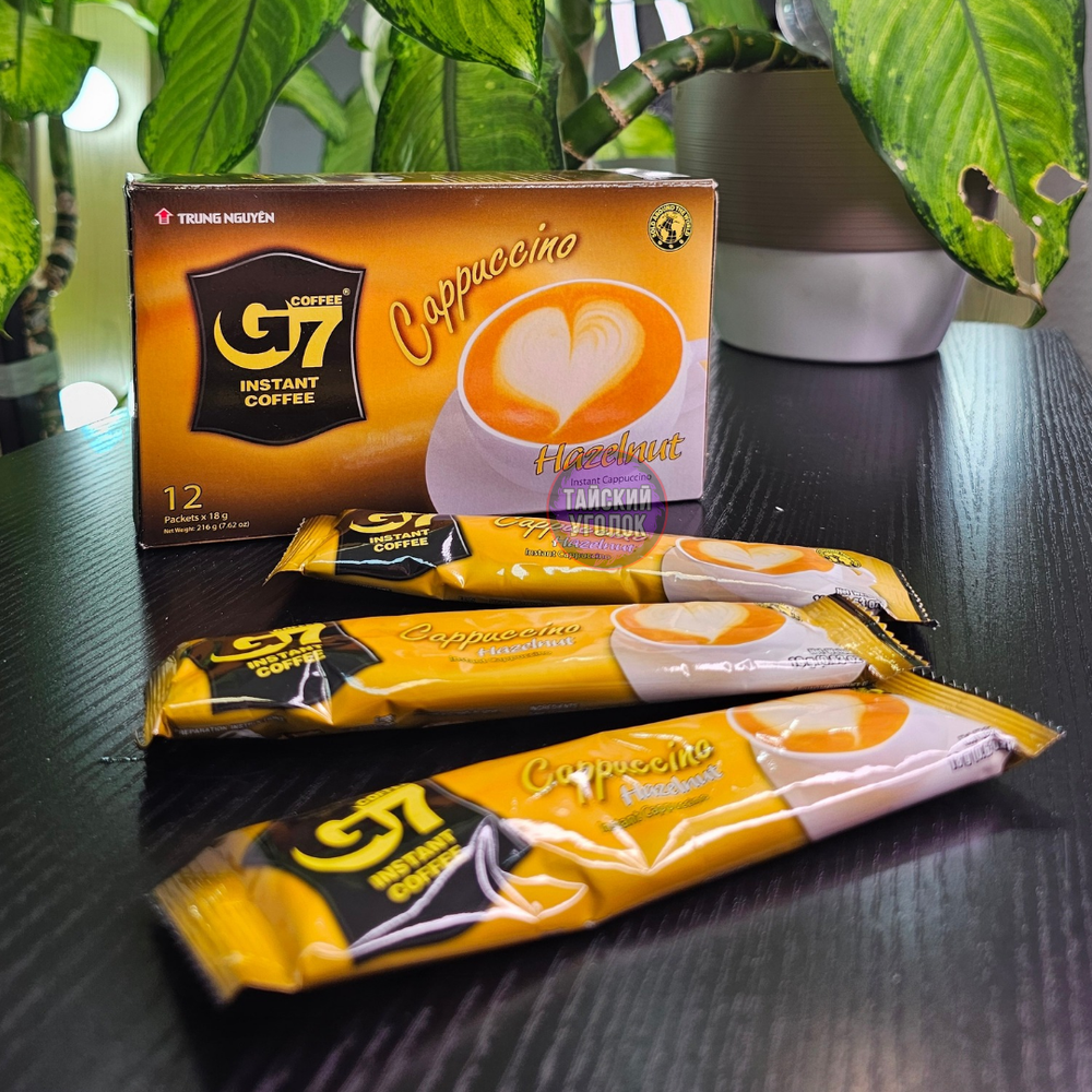 Кофе растворимый Капучино Trung Nguyen G7 Cappuchino 12 пакетиков по 18 гр