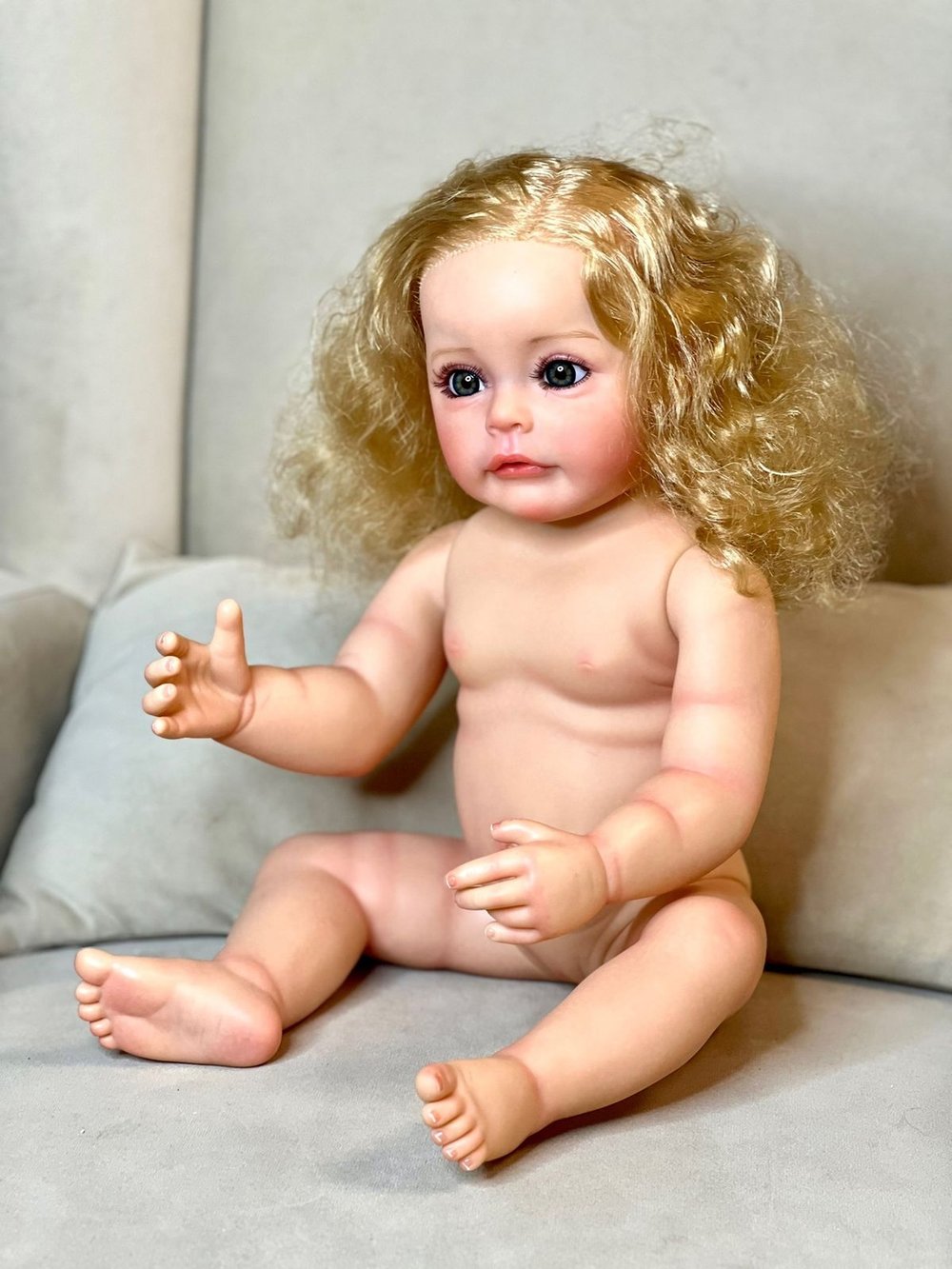 Кукла Реборн виниловая 55см в пакете (FA-554)
