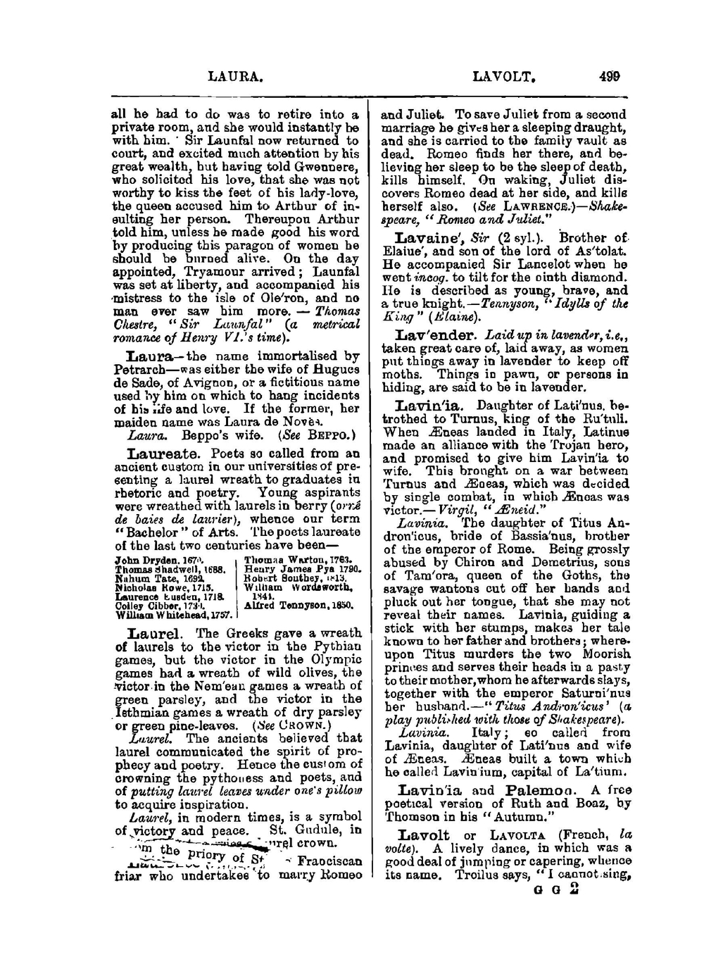 Dictionary of Phrase and Fable. Giving the Derivation, Source, or Origin of Common Phrases, Alusions, and Words that have a Tale to Tell. Part 2 | Brewer Ebenezer Cobham