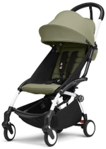 Коляска Stokke YOYO3 Newborn Pack рама белая White 2 в 1 Olive