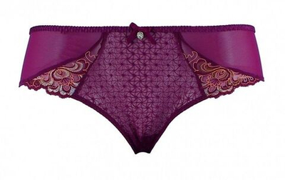 Трусы-шорты Ornella с вышивкой (Размер: 48) (Цвет: фиолетовый)
