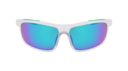 Теннисные очки Nike Windtrack Run - matte clear/green mirror