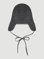 Шапка-ушанка Mjölk Серый меланж