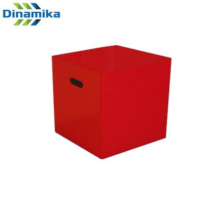 Куб цветной 500х500х500 мм фанера (без дна с ручками)