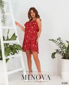 Платье 8627-красный Minova