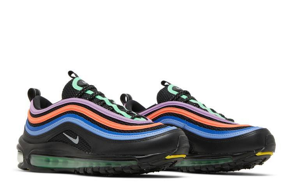Кроссовки Nike Air Max 97 Black Multi (Женская размерная сетка)