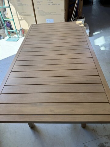 Стол садовый обеденный Joygarden РИМИНИ 230 см, Light Teak