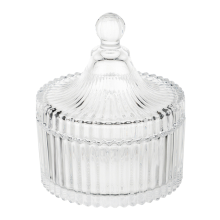 Сахарница стекло 10.5x12.5см