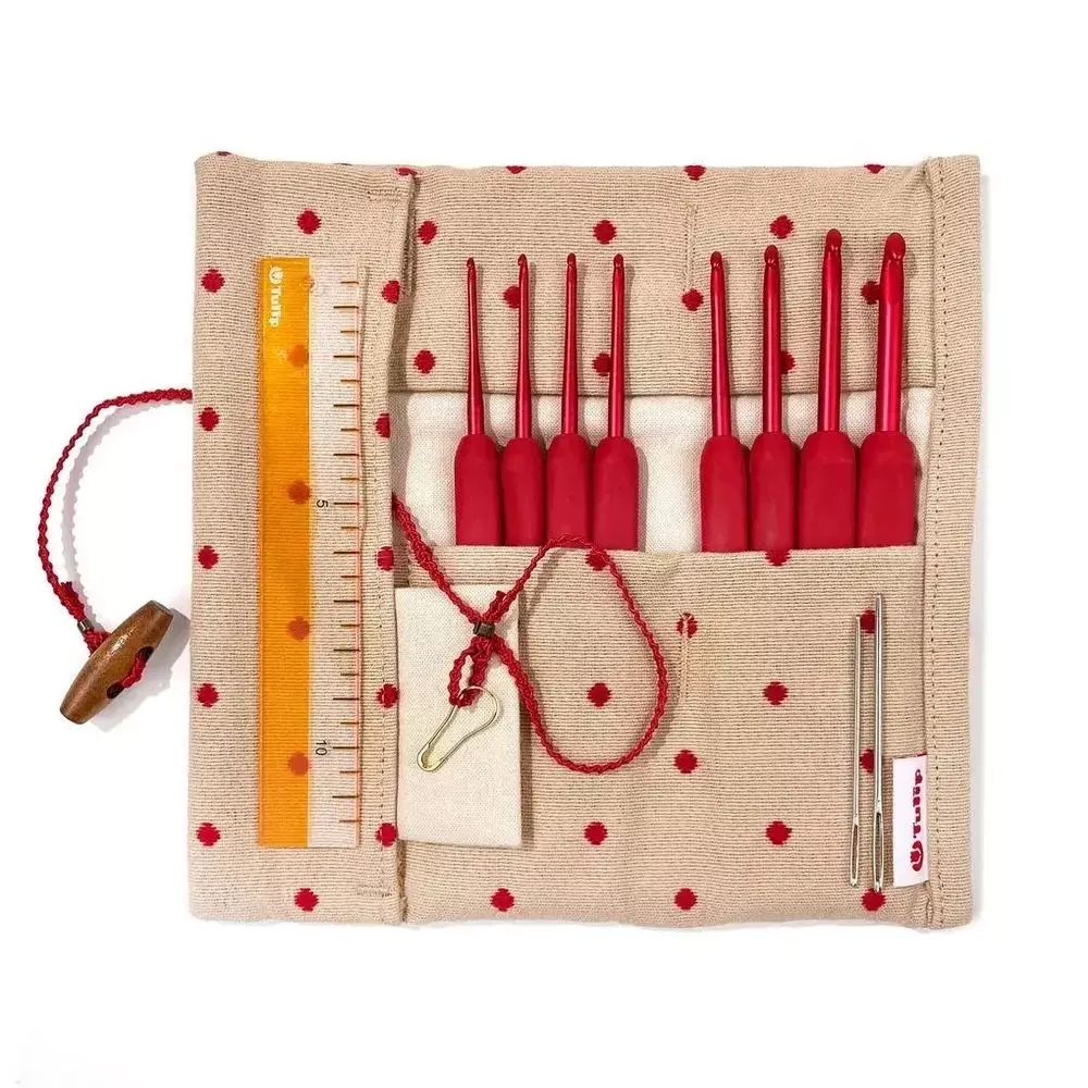 Набор крючков для вязания Tulip Etimo Red