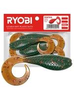 Мягкая силиконовая приманка риппер-твистер Ryobi FANTAIL