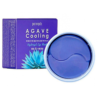 Petitfee Патчи гидрогелевые с экстрактом агавы - Agave cooling hydrogel eye mask, 60шт