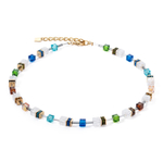 Колье Coeur de Lion Multicolour Gold 3018/10-1516