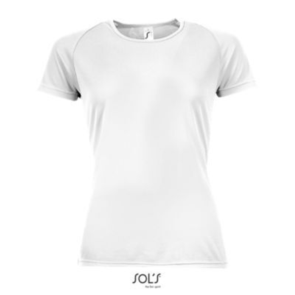 Футболка SPORTY, женская, полиэстер 140. Красный  XXL