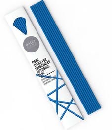 Палочки для ароматического диффузора фибра 23 см синие, Bago home