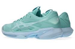 Женские Кроссовки теннисные Asics Solution Speed FF 4 Clay - oasis green/light blue