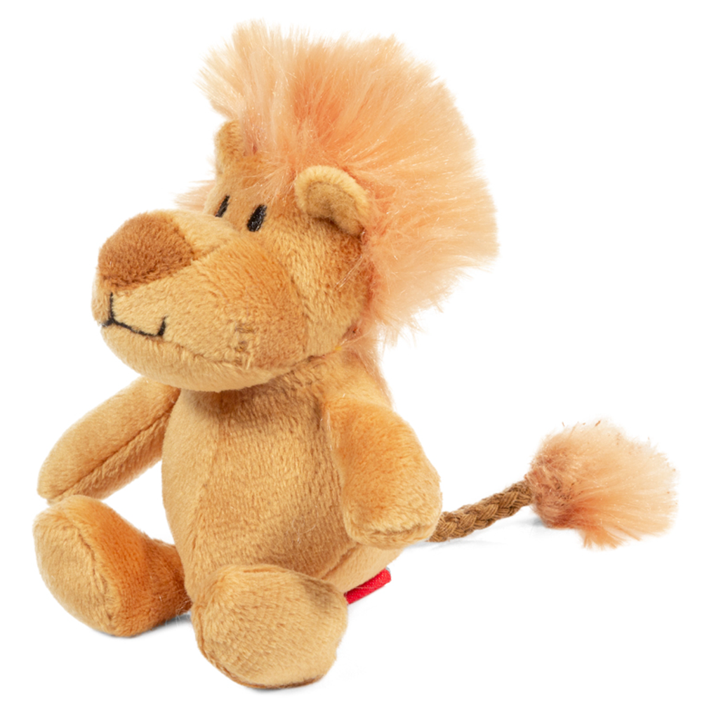 75103 Игрушка для собак лев с пищалкой 10см, серия plush friendz
