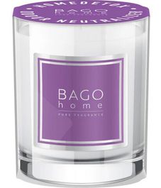 Пудровый, ароматическая свеча, Bago home