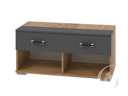 Тумба НКМ Бостон Секция 8 (дуб вотан/антарцит)