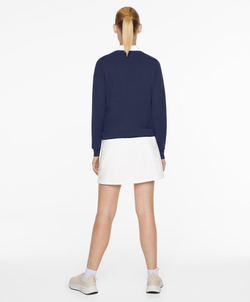 Oysho Свитер из трикотажа с V-образным вырезом, темно-синий