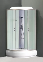 Душевая кабина Loranto CS-6610-25 F 100х100 матовое стекло/профиль хром