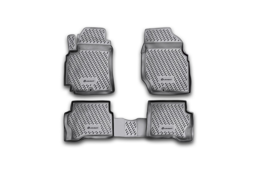 Коврики Standard, в салон NISSAN Almera Classic 2006- , 4 шт. (полиуретан, чёрные) Element.CARNIS00001