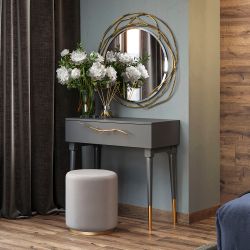 Консоль Арт Стайл Серый Амбер