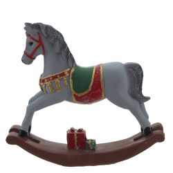 GAEM Фигурка декоративная "Лошадка-качалка", L15 W3 H14 см, 2в.