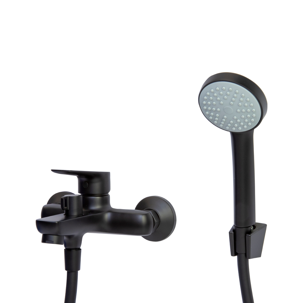 Смеситель для ванны 35k MIXLINE ML14-01BL ЧЕРНЫЙ