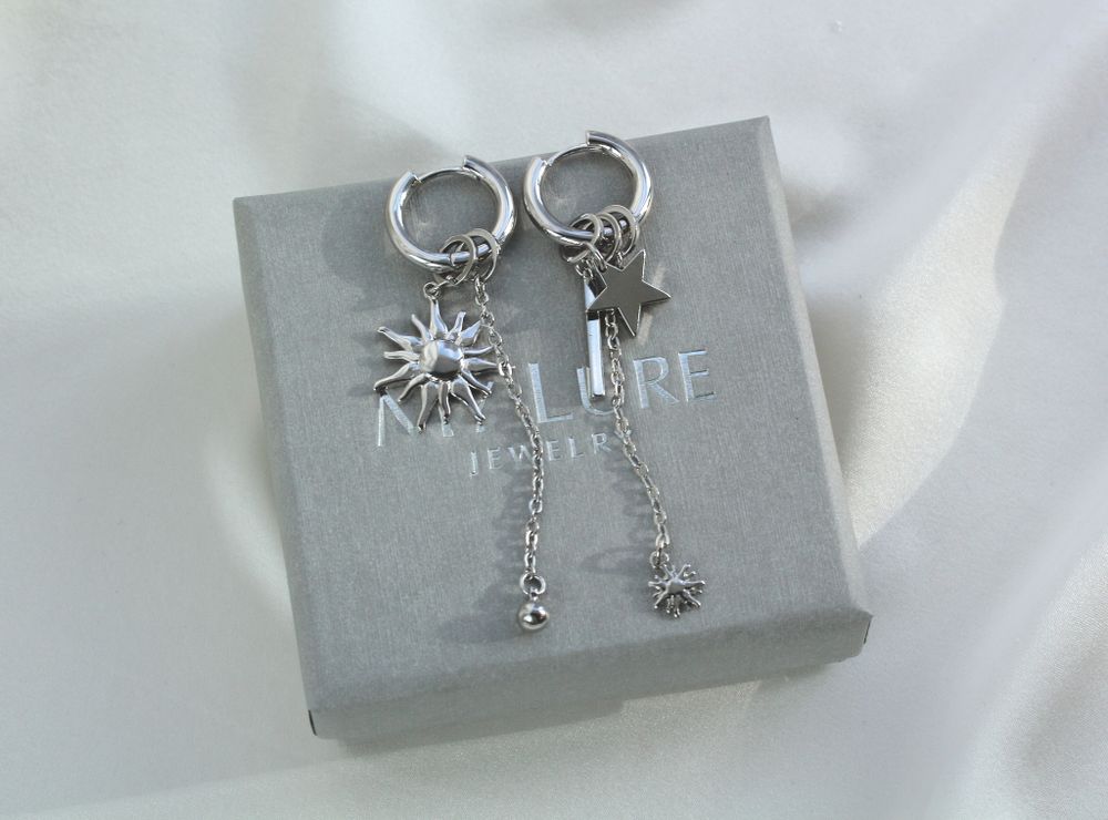 Серьги трансформеры Sunny