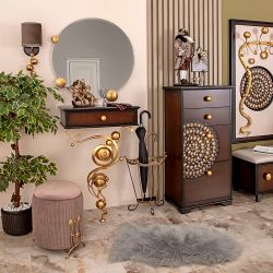 Банкетка Терра Грасс Felicita Амбер Шоколад