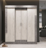 Шкаф-купе "Гамма", ЛДСП, 160x52x210 см, универсальный, с полками