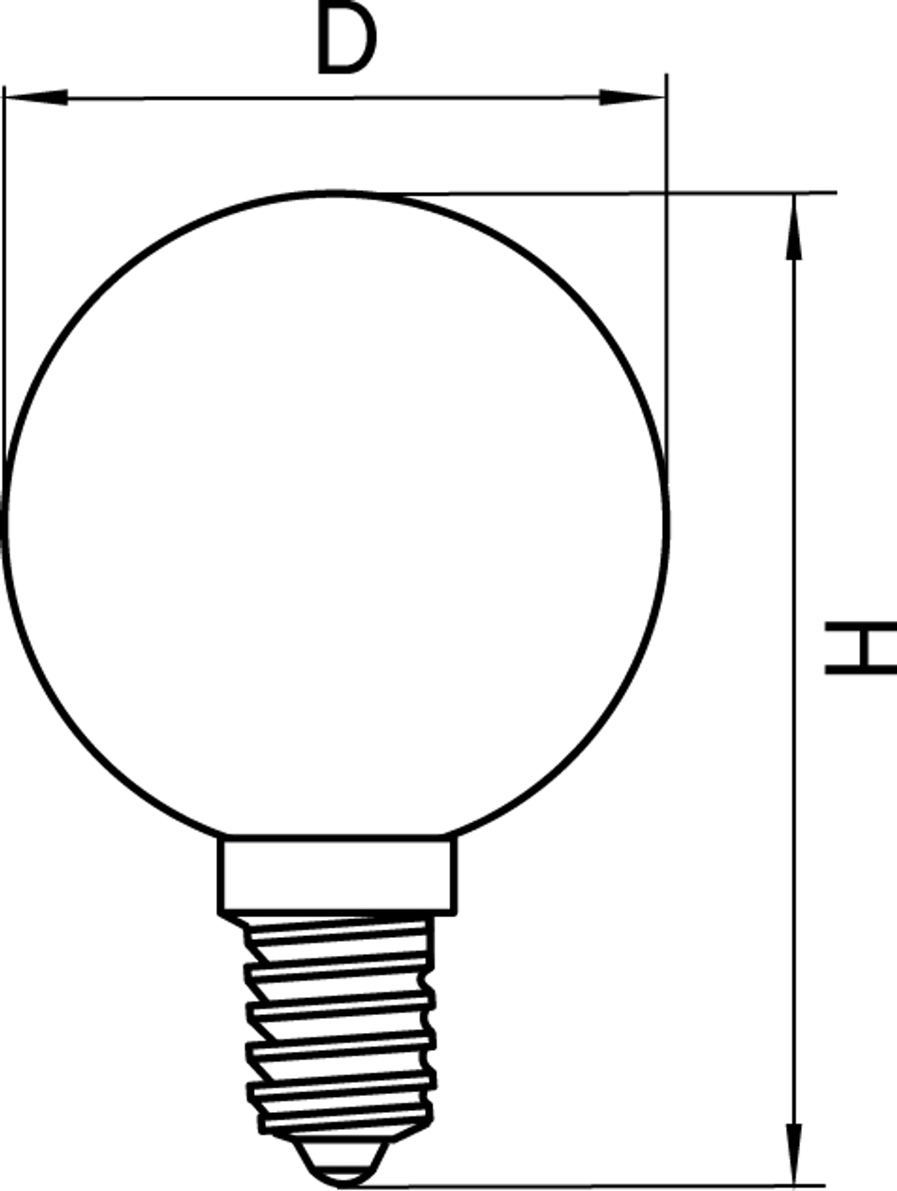 933822 Лампа энергосберегающая LED FILAMENT 220V G50 E27 6W=65W 400-430LM 360G CL 3000K 30000H