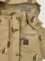 ПРЕДЗАКАЗ Куртка непромокаемая демисезонная Mjölk Hedgehogs