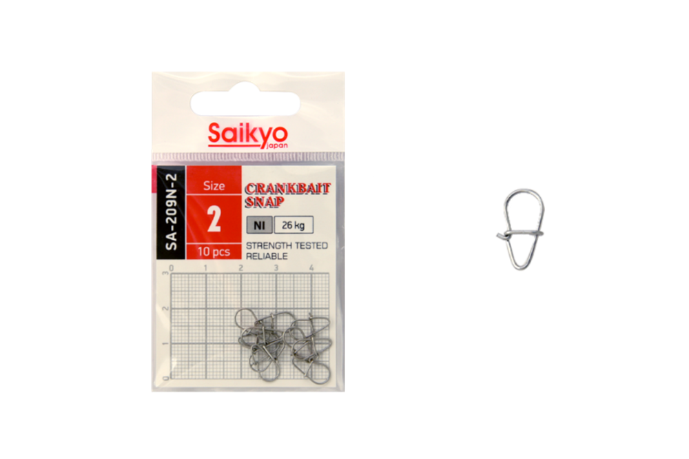 Застежка Saikyo SA-209N-2 - 10 шт