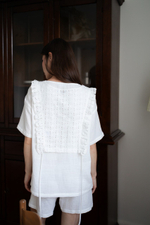 Манишка из шитья, Айвори